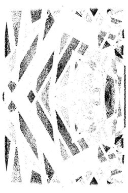 Grunge üst üste biniyor. Soyut siyah-beyaz vektör arkaplanı. Çatlak, leke ve noktalarda kirli desenli tek renkli klasik yüzey. Karanlık korku tarzında eski bir duvar.