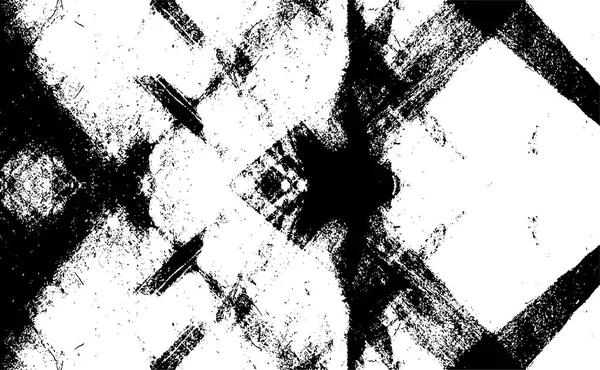 黑白相间的背景 复古风化的抽象表面 矢量说明 — 图库矢量图片