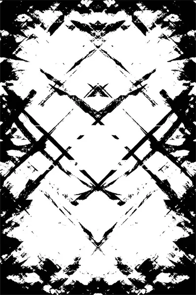Czarno Białe Tło Grunge Nakładanie Tekstury Abstrakcyjny Projekt Powierzchni Szorstka — Wektor stockowy