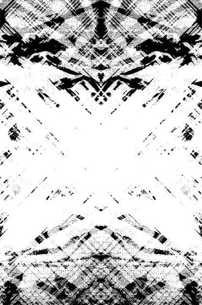 Black White Abstract Vector Illustration Pattern — Stock Vector