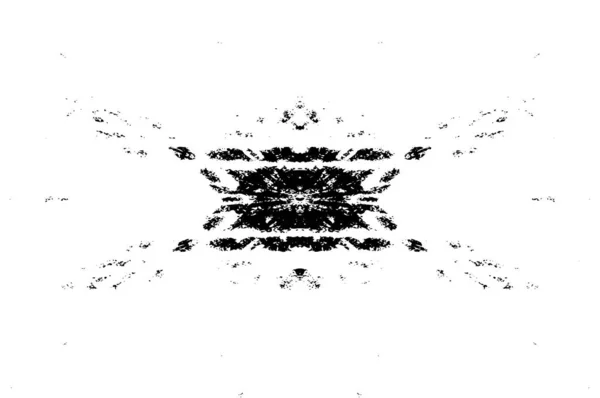Abstrakte Vektorillustration Des Dekorativen Schwarz Weiß Grunge Musters — Stockvektor