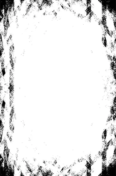 Abstracte Vector Illustratie Van Zwart Wit Getextureerde Emplate — Stockvector