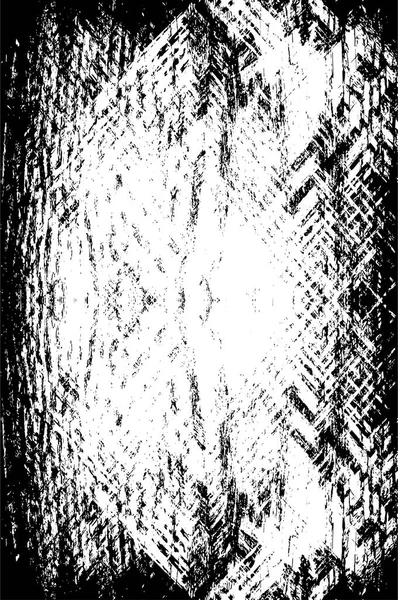 Abstrakte Vektor Illustration Von Schwarz Weiß Grunge Textur — Stockvektor