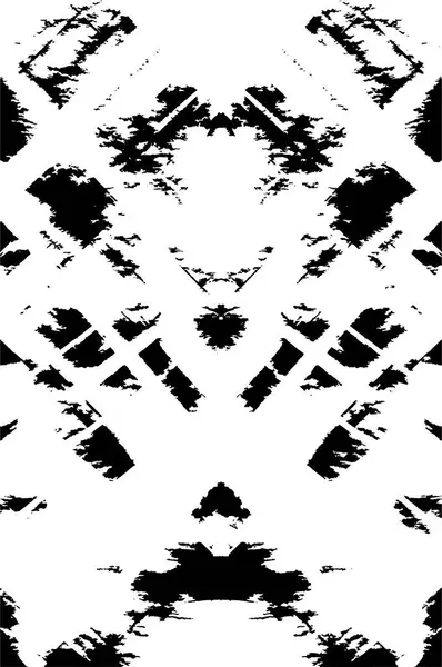 Ilustración Vectorial Abstracta Plantilla Grunge Blanco Negro — Vector de stock
