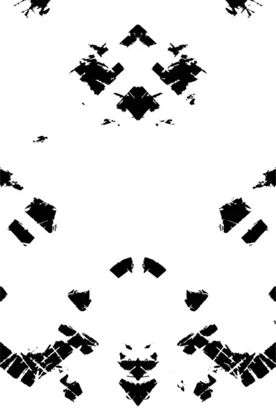 Текстурированный Абстрактный Черно Белый Шаблон Гранжа Векторный Шаблон — стоковый вектор