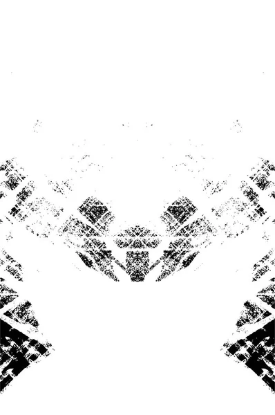 Textured Black White Grunge Template Vector Pattern — Stock Vector
