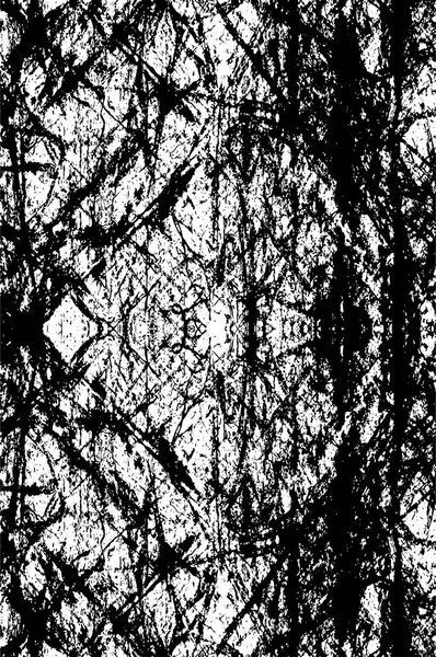 Ilustración Vectorial Plantilla Grunge Abstracta Blanco Negro — Archivo Imágenes Vectoriales
