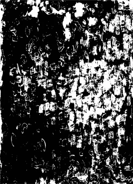 Abstrakte Schwarz Weiß Betonschablone Vektorillustration — Stockvektor