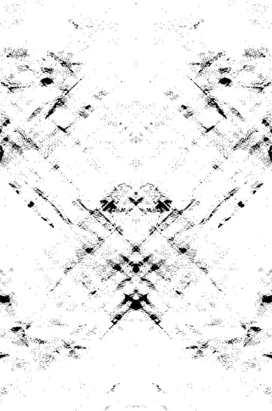 Artistic Black White Grunge Template Vector Illustration — Stock Vector