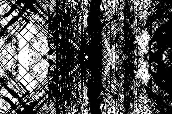 Schwarz Weiß Abstrakte Grunge Vorlage Vektorillustration — Stockvektor