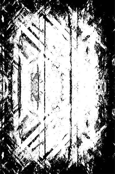 Чорно Білий Старий Гранжевий Фон Абстрактна Антична Текстура — стоковий вектор