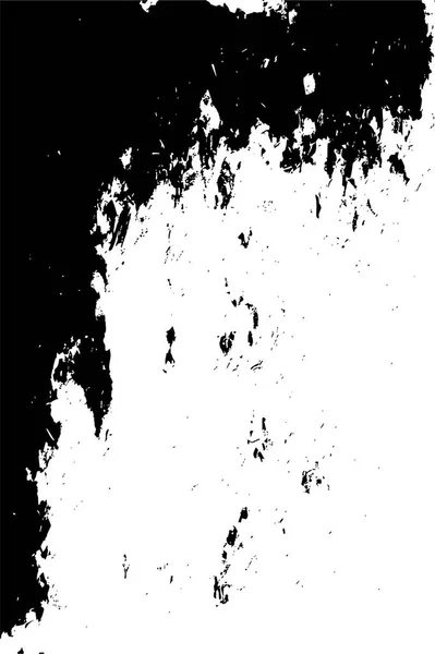 Negro Blanco Monocromo Viejo Grunge Fondo Abstracto Textura Antigua Con — Vector de stock