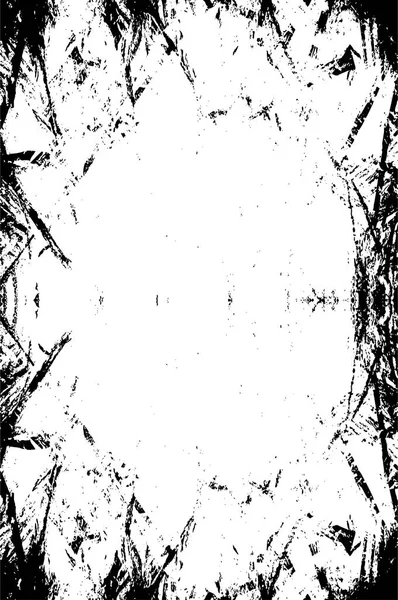 Negro Blanco Monocromo Viejo Grunge Fondo Abstracto Textura Antigua Con — Archivo Imágenes Vectoriales