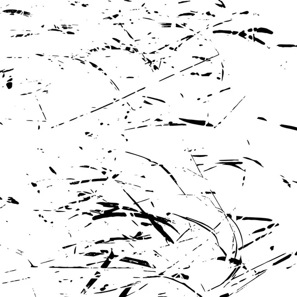 Preto Branco Monocromático Velho Grunge Fundo Abstrato Textura Antiga Com — Vetor de Stock