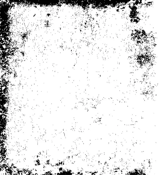 Texture Noire Grunge Texture Recouvrement Détresse Fond Vectoriel Superposition Détresse — Image vectorielle