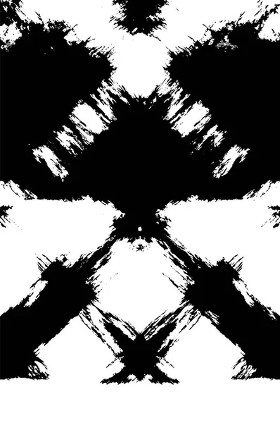 Fekete Fehér Grunge Textúra — Stock Vector
