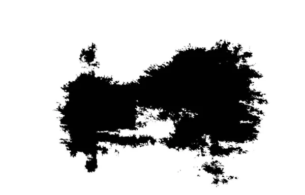 Pinceladas Textura Blanco Negro Grunge Mano Abstracta Elementos Pintados — Archivo Imágenes Vectoriales