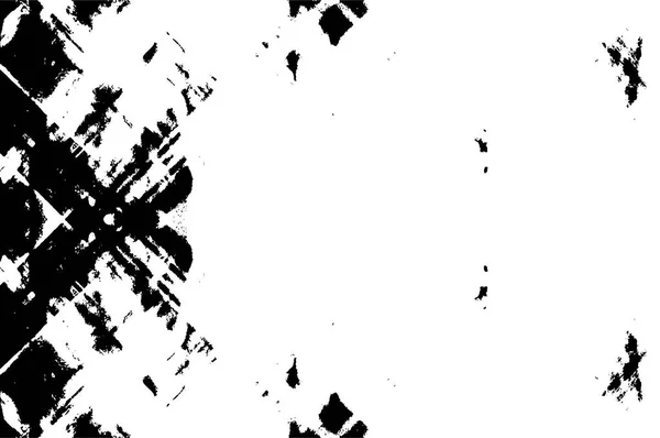 Fond Détresse Noir Texture Blanche Avec Poussière Taches Rayures Lignes — Image vectorielle