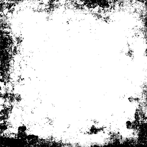Накладываемая Текстура Пылевого Металла Треснувший Асфальт Гранж Фон Абстрактная Полутоновая — стоковый вектор