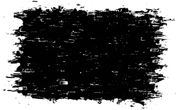 Schwarze Pinselstriche Vektorillustration — Stockvektor