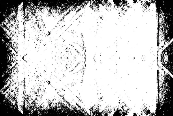 Modèle Texture Vectorielle Urbaine Grunge Noir Blanc Sombre Poussière Désordonnée — Image vectorielle