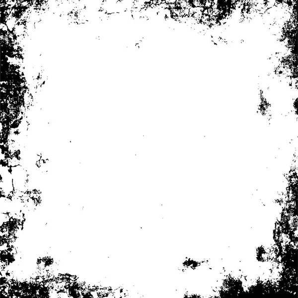 Чёрно Белая Гранжевая Текстура — стоковый вектор