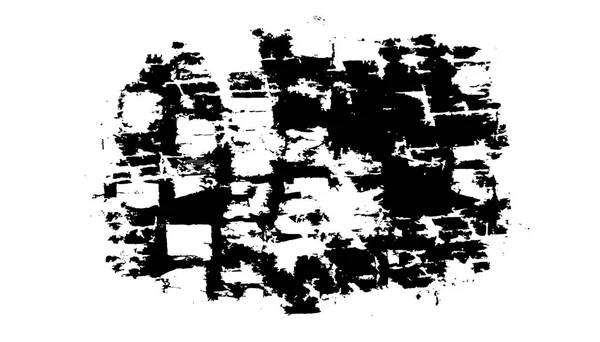 Černá Bílá Grunge Textura Pozadí Prasklinami Prostorem — Stockový vektor