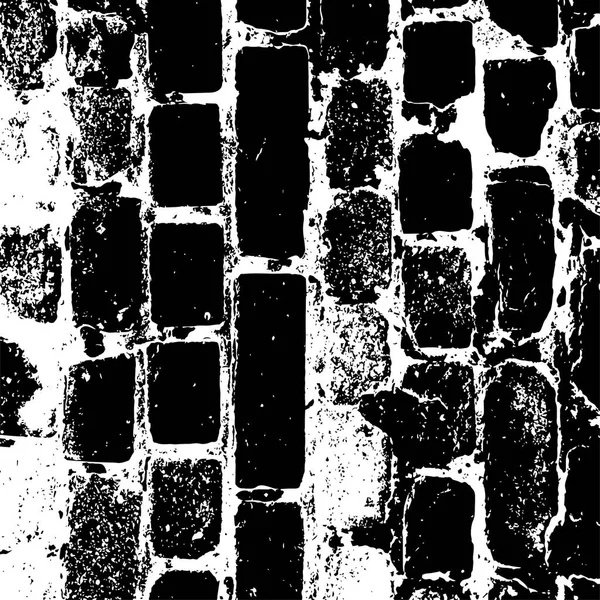 Fundo Grunge Abstrato Textura Monocromática Preto Branco Texturizado Fundo — Vetor de Stock