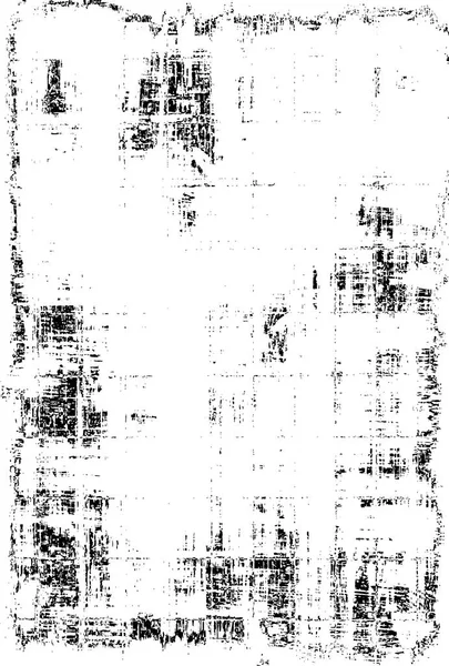 Texture Fond Affligé Texture Noire Blanche Lignes Grunge Illustration Demi — Image vectorielle