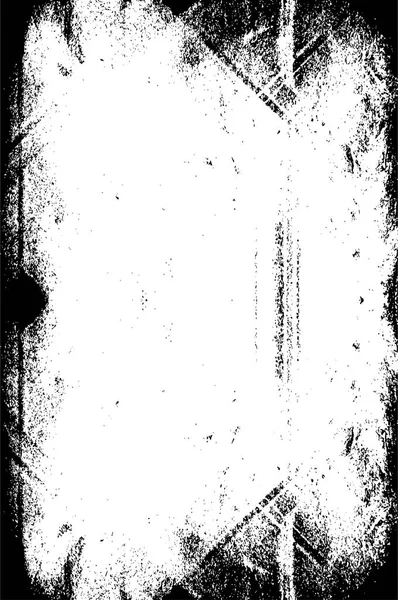 Grunge Overlay Layer Abstract Black White Vector Background Monochrome Vintage — Stock Vector