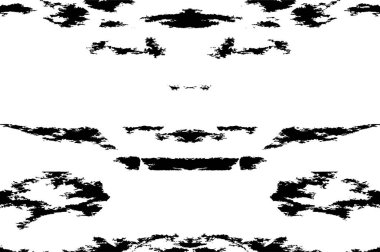 Grunge siyah beyaz desen. Monokrom parçacıkları soyut doku. Çatlakların, sürtünmelerin, çiplerin, lekelerin, mürekkep lekelerinin, çizgilerin geçmişi. Koyu tasarım arka plan yüzeyi.