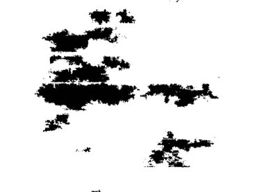 Grunge siyah beyaz desen. Monokrom parçacıkları soyut doku. Çatlakların, sürtünmelerin, çiplerin, lekelerin, mürekkep lekelerinin, çizgilerin geçmişi. Koyu tasarım arka plan yüzeyi.