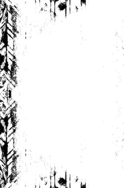 Grunge siyah beyaz desen. Monokrom parçacıkları soyut doku. Çatlakların, sürtünmelerin, çiplerin, lekelerin, mürekkep lekelerinin, çizgilerin geçmişi. Koyu tasarım arka plan yüzeyi.