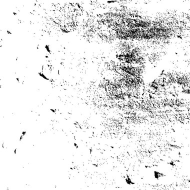 Grunge siyah beyaz desen. Monokrom parçacıkları soyut doku. Çatlakların, sürtünmelerin, çiplerin, lekelerin, mürekkep lekelerinin, çizgilerin geçmişi. Koyu tasarım arka plan yüzeyi.