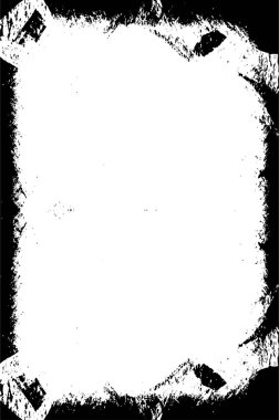 Grunge siyah beyaz desen. Monokrom parçacıkları soyut doku. Çatlakların, sürtünmelerin, çiplerin, lekelerin, mürekkep lekelerinin, çizgilerin geçmişi. Koyu tasarım arka plan yüzeyi.