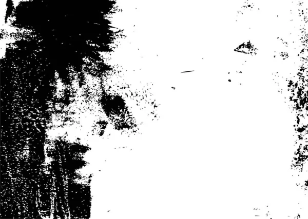 黒と白のパターン モノクロ粒子抽象テクスチャー クラック チップ インクスポット ラインの背景 ダークデザインの背景面 — ストックベクタ