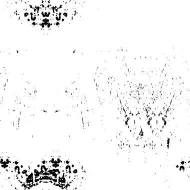 Siyah beyaz desenli grunge arkaplan. soyut vektör illüstrasyonu.