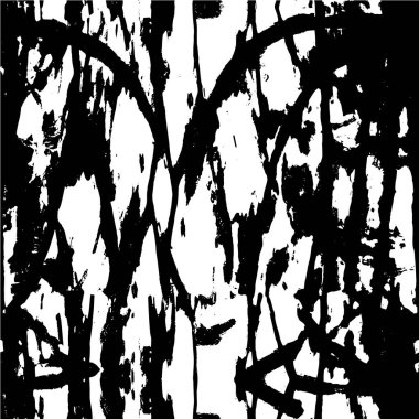 Siyah beyaz desenli grunge arkaplan. soyut vektör illüstrasyonu.