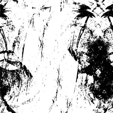 Siyah beyaz desenli grunge arkaplan. soyut vektör illüstrasyonu.