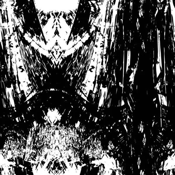 Fond Grunge Texture Noire Blanche Illustration Vectorielle Abstraite — Image vectorielle