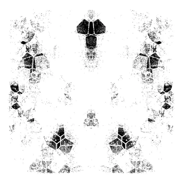 Гранж Фон Черно Белой Текстуре Абстрактная Векторная Иллюстрация — стоковый вектор