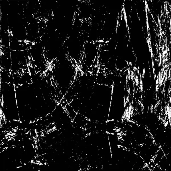 Абстрактный Фон Грубая Текстура Черный Белый Текстурированный Фон — стоковый вектор