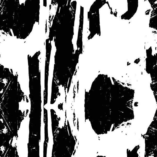 Soyut Arkaplan Pürüzlü Doku Siyah Beyaz Desenli Arkaplan — Stok Vektör
