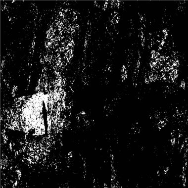 Grunge üst üste biniyor. Soyut siyah-beyaz vektör arkaplanı. Çatlak, leke ve noktalarda kirli desenli tek renkli klasik yüzey. Karanlık korku tarzında eski bir duvar.