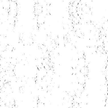 Grunge üst üste biniyor. Soyut siyah-beyaz vektör arkaplanı. Çatlak, leke ve noktalarda kirli desenli tek renkli klasik yüzey. Karanlık korku tarzında eski bir duvar.