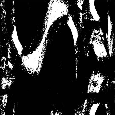 Grunge üst üste biniyor. Soyut siyah-beyaz vektör arkaplanı. Çatlak, leke ve noktalarda kirli desenli tek renkli klasik yüzey. Karanlık korku tarzında eski bir duvar.