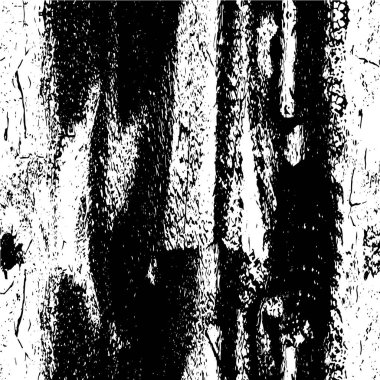 Grunge üst üste biniyor. Soyut siyah-beyaz vektör arkaplanı. Çatlak, leke ve noktalarda kirli desenli tek renkli klasik yüzey. Karanlık korku tarzında eski bir duvar.