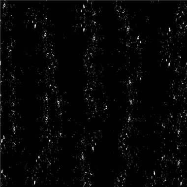 Grunge üst üste biniyor. Soyut siyah-beyaz vektör arkaplanı. Çatlak, leke ve noktalarda kirli desenli tek renkli klasik yüzey. Karanlık korku tarzında eski bir duvar.