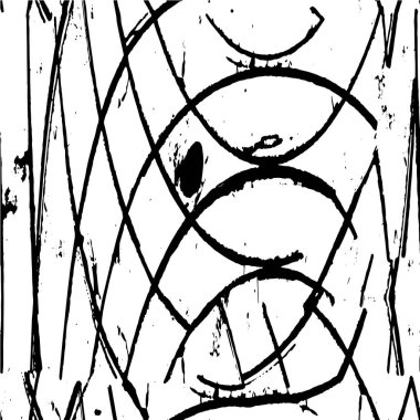 Grunge üst üste biniyor. Soyut siyah-beyaz vektör arkaplanı. Çatlak, leke ve noktalarda kirli desenli tek renkli klasik yüzey. Karanlık korku tarzında eski bir duvar.