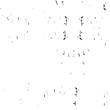 Grunge üst üste biniyor. Soyut siyah-beyaz vektör arkaplanı. Çatlak, leke ve noktalarda kirli desenli tek renkli klasik yüzey. Karanlık korku tarzında eski bir duvar.